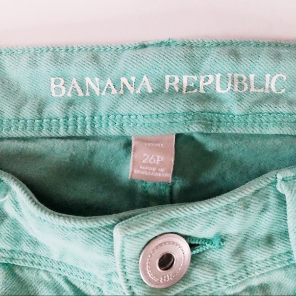 🍍Banana Republic teal capris - Picture 3 of 5